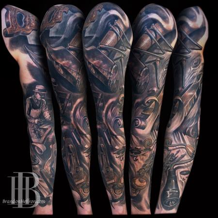 tattoos/ - Antique tool sleeve - 134731